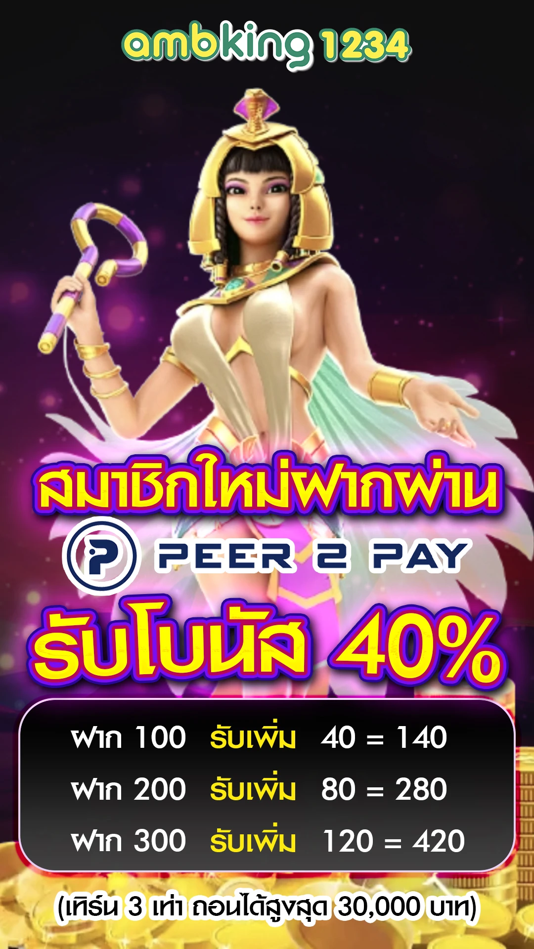เว็บการพนันที่ดีที่สุด - แบนเนอร์โปรโมชั่น