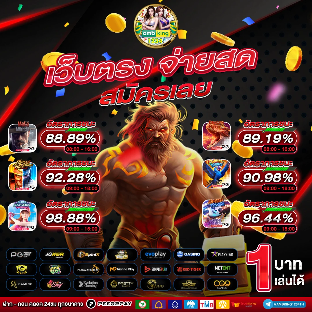 เว็บเกม สล็อต - แบนเนอร์โปรโมชั่น